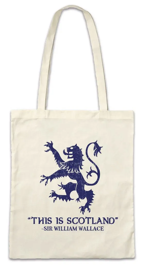 Urban Backwoods Beuteltasche This Is Scotland Stofftasche King William Wallace Scotland Scots (1-tlg), Outlander Schottland König Escocia