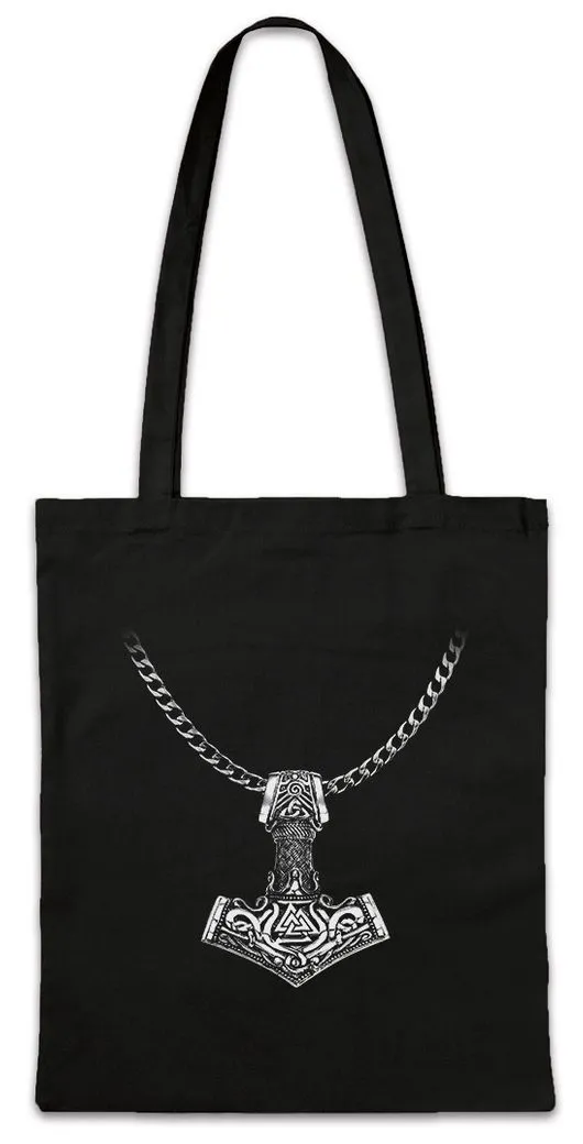 Urban Backwoods Beuteltasche Thor's Hammer Necklace Stofftasche Odin Mjölnir Asgard Vikings Tyr (1-tlg), Midgard Wikinger Walhalla Loki