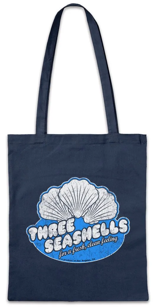 Urban Backwoods Beuteltasche Three Seashells Stofftasche Demolition Drei Muscheln Toilette Klo (1-tlg), Toilett Man Movie Film