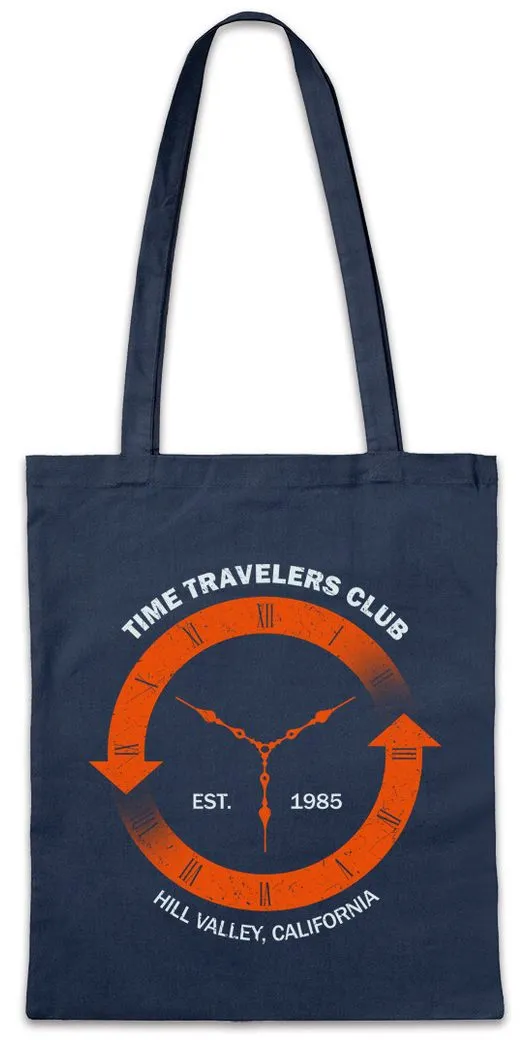 Urban Backwoods Beuteltasche Time Travelers Club Stofftasche - Back to Shirt Zurück The In Future (1-tlg), Die McFly Zukunft