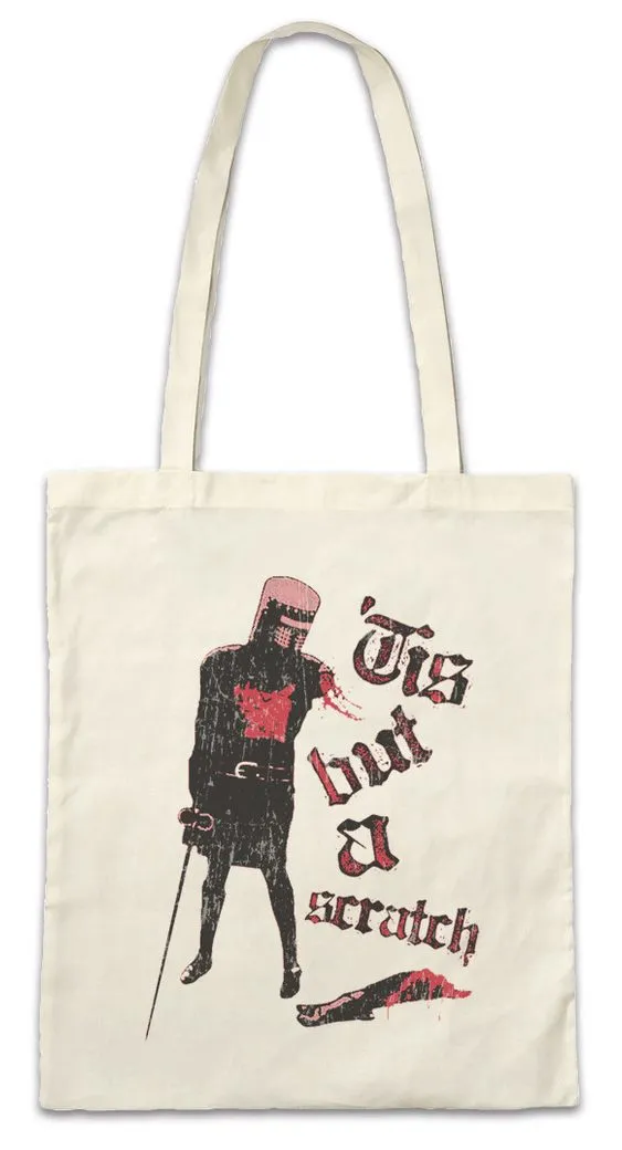 Urban Backwoods Beuteltasche Tis But A Scratch Stofftasche Monty Fun Black Knight Python Ni Die (1-tlg), Ritter der Kokosnuß