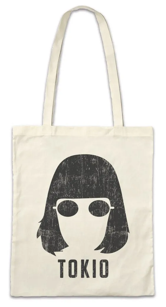 Urban Backwoods Beuteltasche Tokyo Stofftasche Bank Money Cash Überfall Professor Casa Heist (1-tlg), Robbery Crime De Papel