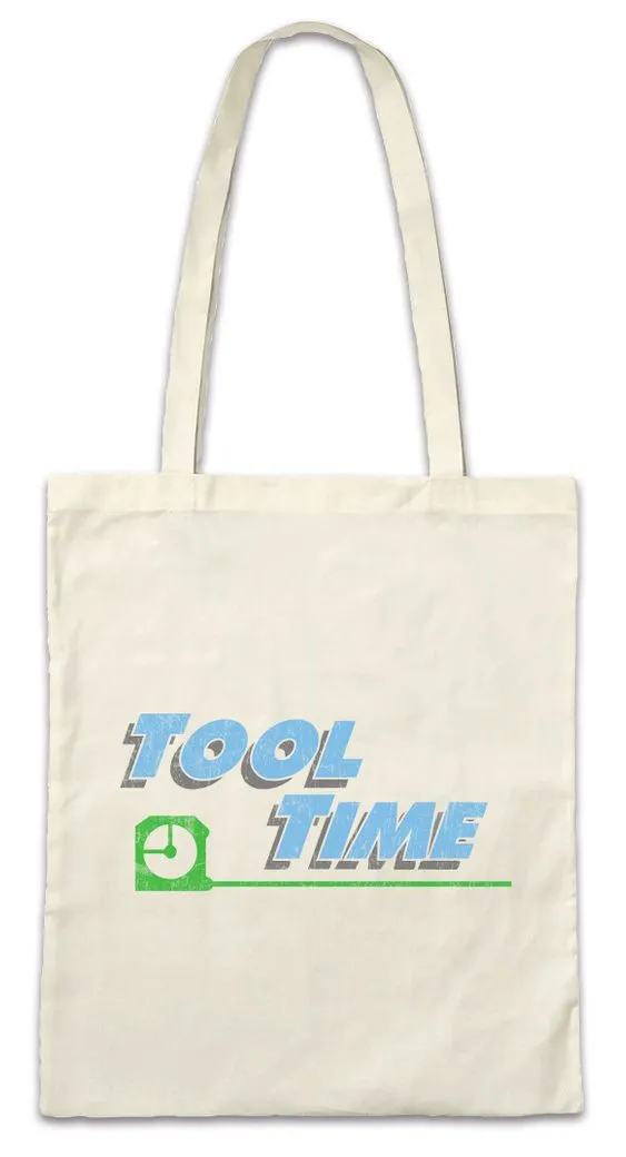 Urban Backwoods Beuteltasche Tool Time Stofftasche Home Tim Logo Symbol Taylor TV Series Hör Da Mal (1-tlg), Wer Hämmert Kult