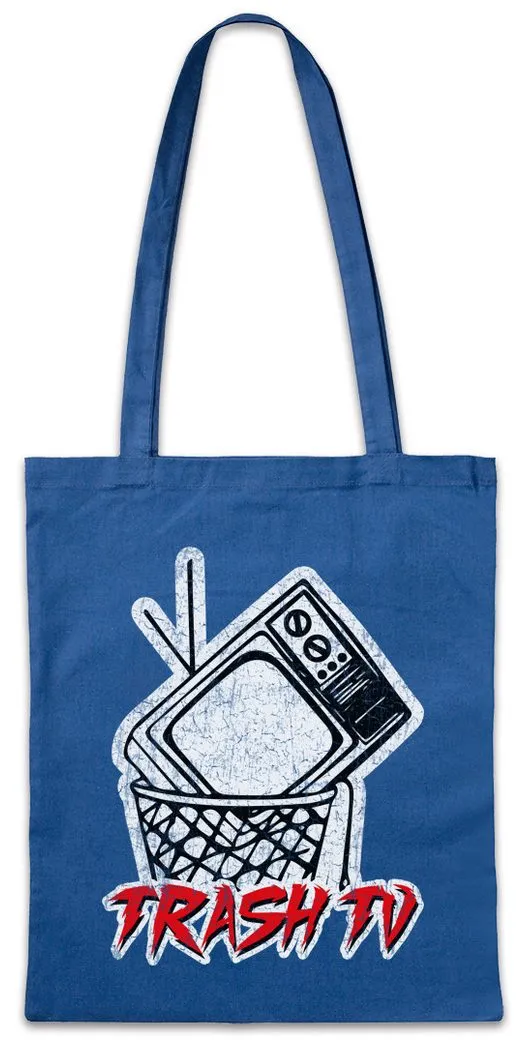 Urban Backwoods Beuteltasche Trash TV Stofftasche Fernsehen Kritik Television Anti Binge Viewing (1-tlg), Klatsch Promi Medien Media