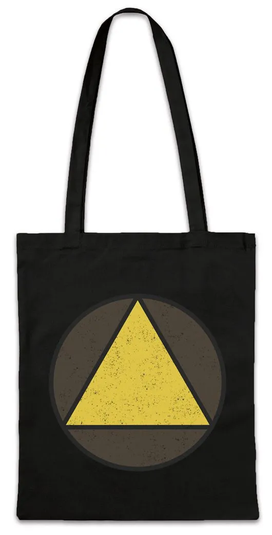 Urban Backwoods Beuteltasche Triangle Circle Stofftasche David Legion Haller Symbol Zeichen Logo (1-tlg), Sign Symbol Zeichen Series