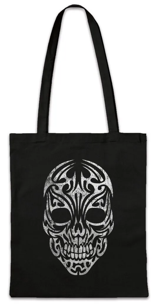Urban Backwoods Beuteltasche Tribal Skull Stofftasche Kelten Celts Keltischer Kreis Knoten Knot (1-tlg), Cross Kreuz Culture Kultur