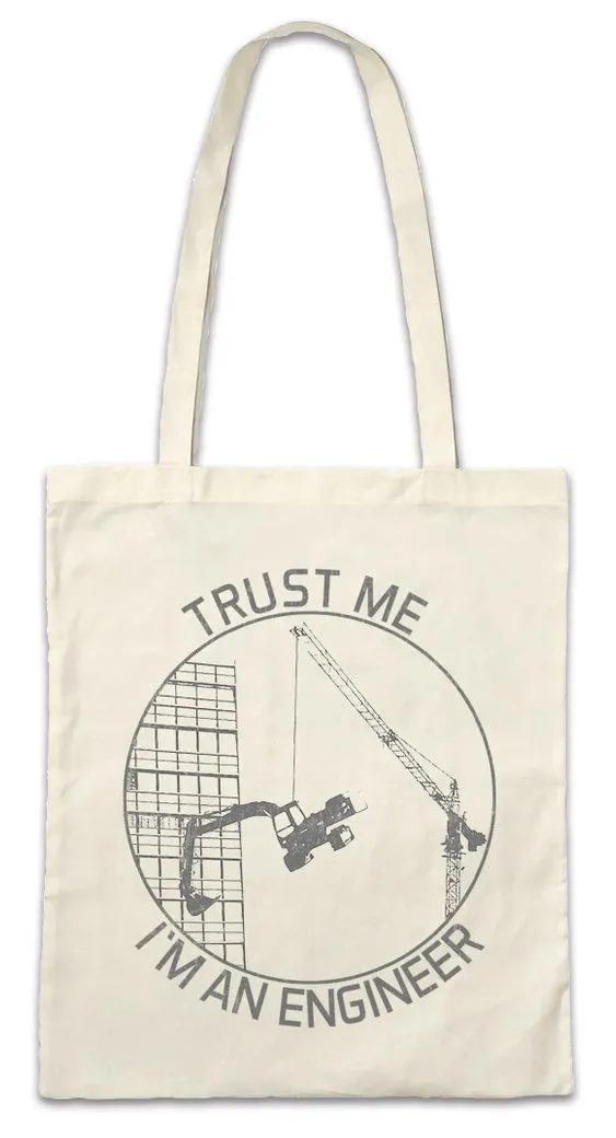 Urban Backwoods Beuteltasche Trust Me, I'm An Engineer Stofftasche Maths Ingenieur Ingenieurin (1-tlg), Science Scientist Wissenschaft Mathelehrer