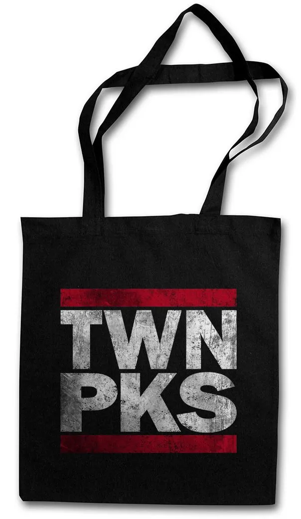 Urban Backwoods Beuteltasche Twn Pks Stofftasche Twin Film TV Serie DMC Series Peaks Letters Run (1-tlg), Fire Walk With Me