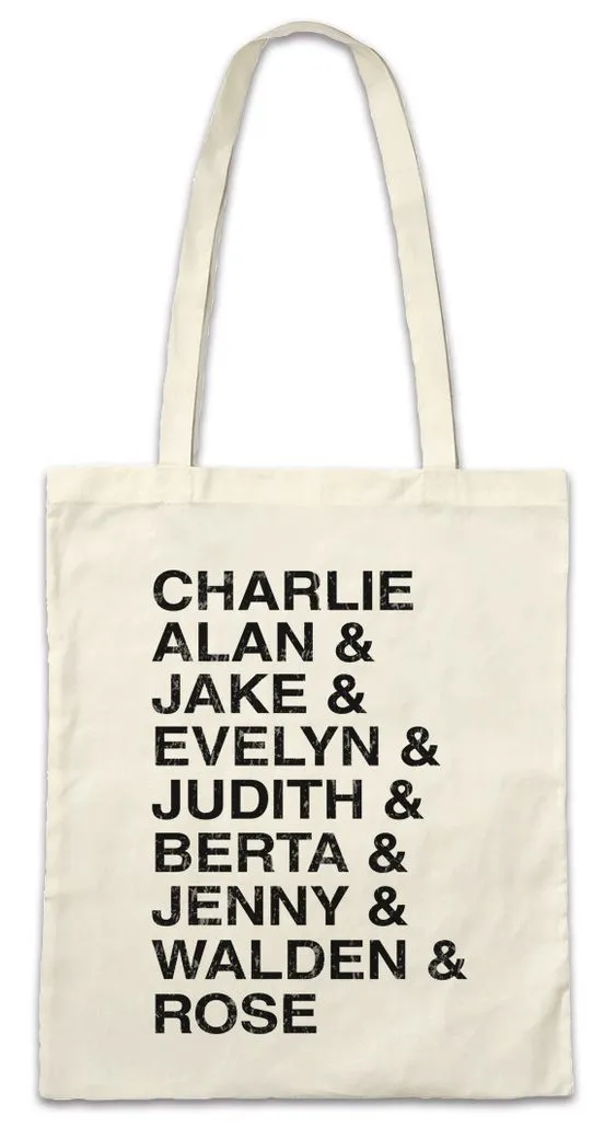 Urban Backwoods Beuteltasche Two And A Half Names Stofftasche Charlie Alan Fun Men Malibu Man Uncle (1-tlg), Harper Onkle Waffles Jake