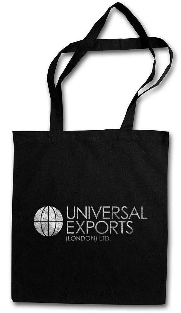 Urban Backwoods Beuteltasche Universal Exports Stofftasche James MI6 Agent Company Bond Logo (1-tlg), Zeichen Sign Insignia London