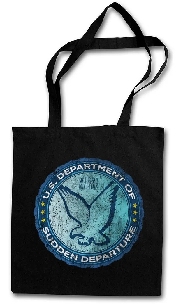 Urban Backwoods Beuteltasche U.S. Department Of Sudden Departure Stofftasche The Zeichen Logo (1-tlg), Leftovers Organisation Symbol Sign