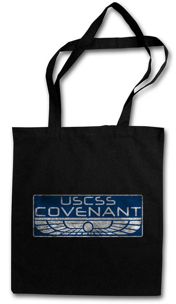 Urban Backwoods Beuteltasche USCSS Covenant Patch Stofftasche Ripley Prometheus Nostromo Alien (1-tlg), Weyland Face Hugger Saga