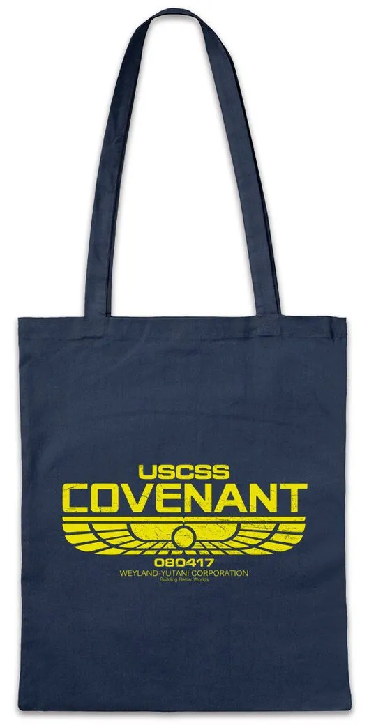 Urban Backwoods Beuteltasche USCSS Covenant Stofftasche Nostromo Alien Yutani Logo Corp Ripley (1-tlg), Prometheus Covenant Romulus Corporation