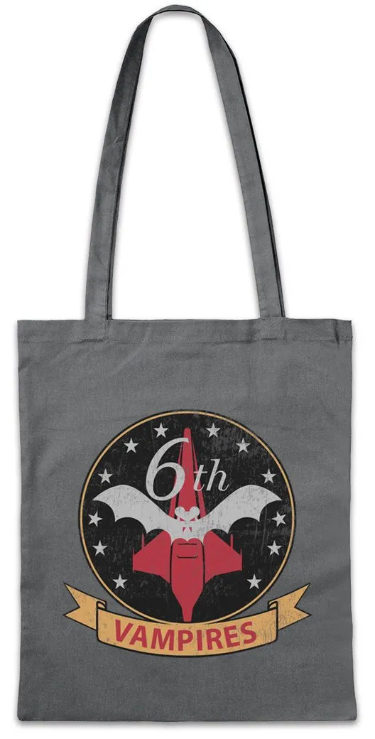 Urban Backwoods Beuteltasche Vampires Patch Stofftasche Lieutenant Galactica Space Ship Star (1-tlg), Battlestar Raumschiff Battle William