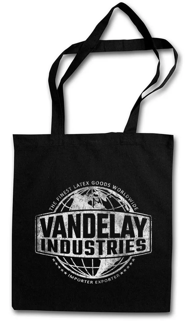 Urban Backwoods Beuteltasche Vandelay Industries Stofftasche Zeichen Sign Insignia Logo Company (1-tlg), Seinfeld Firma Jerry Office