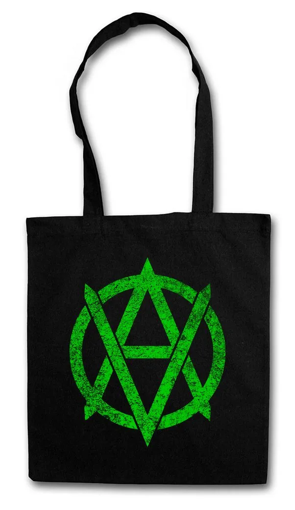 Urban Backwoods Beuteltasche Vegananarchism Symbol Stofftasche OMG Veganismus Vegetables (1-tlg), Vegetarianism Vegetarian Vegetarisch Vegetarier