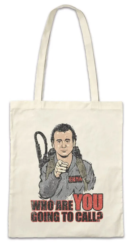 Urban Backwoods Beuteltasche Venkman I Want You Stofftasche Dr. Peter Eighties Geister Comic Ghost (1-tlg), Geisterjäger Busters Venkman Movie