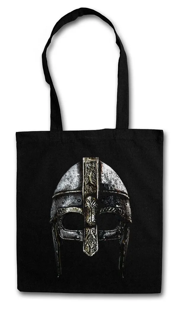 Urban Backwoods Beuteltasche Viking Helmet Stofftasche Runen Walhalla Loki Thor Vikings Wikinger (1-tlg), Odin Midgard Norse Asgard