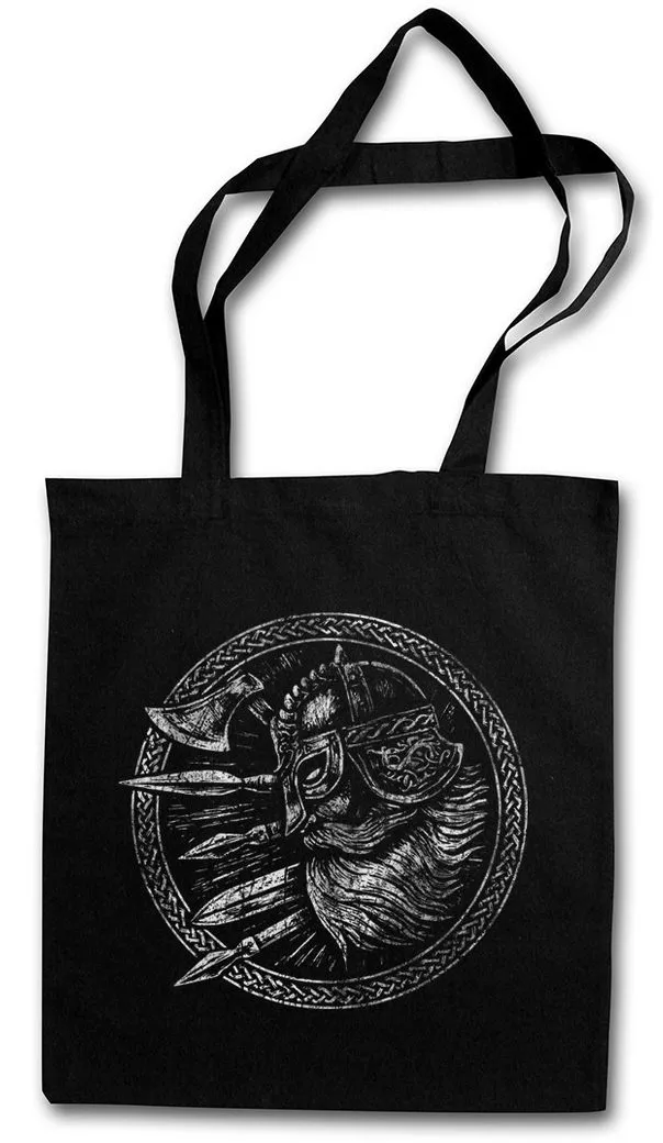 Urban Backwoods Beuteltasche Viking II Stofftasche Walhalla Wikinger Thor Odhin Loki Midgard Tyr (1-tlg), Vikings Arsen Odin Asgard