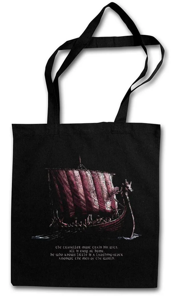 Urban Backwoods Beuteltasche Viking Ship II Stofftasche Vikings Schiff Wikinger Langboot (1-tlg), Drachenboot Langschiff Ruderboot Longship