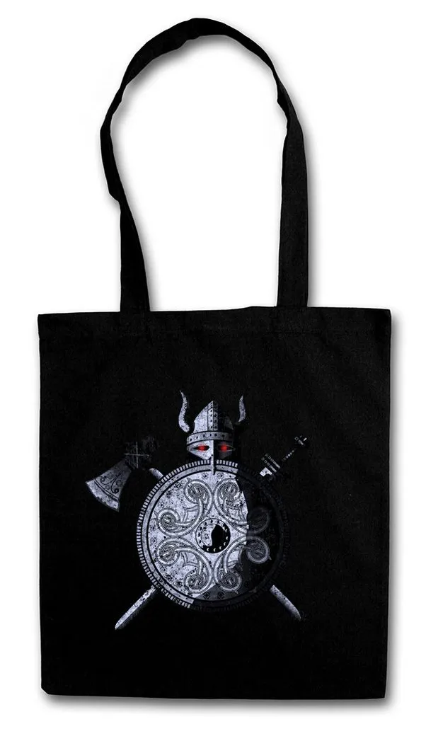Urban Backwoods Beuteltasche Viking Warrior Stofftasche Wikinger Sword Shield Celtic Triskel Thor (1-tlg), Odin Shirt Arsen Celtic