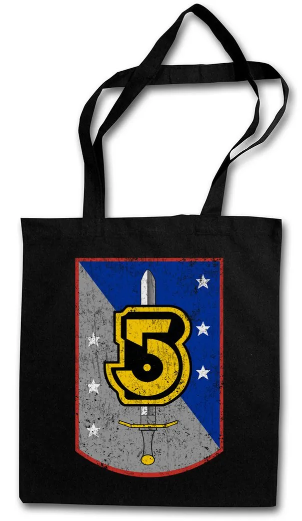 Urban Backwoods Beuteltasche Vintage Army Of Light Logo Stofftasche Space Center TV Babylon 5 (1-tlg), Series Serie SciFi Kult