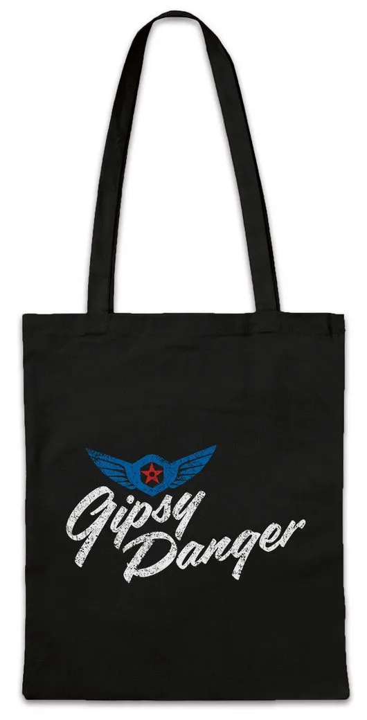 Urban Backwoods Beuteltasche Vintage Gipsy Danger Logo Stofftasche Del Toro Kaiju Pacific Rim (1-tlg), Battle Movie Tech Mechs