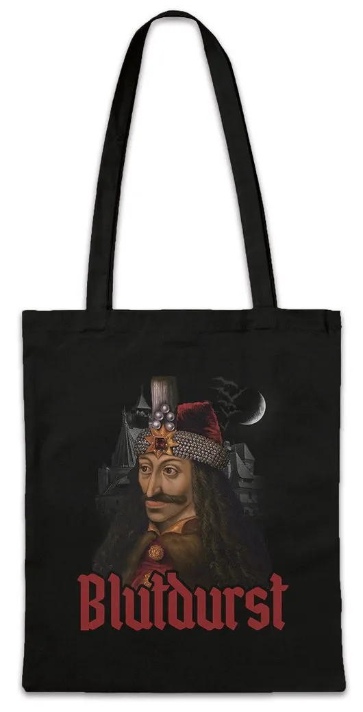 Urban Backwoods Beuteltasche Vlad III. Draculea Stofftasche Pfähler Portrait The Impaler Graf (1-tlg), Dracula Vampir Vampire Gothic