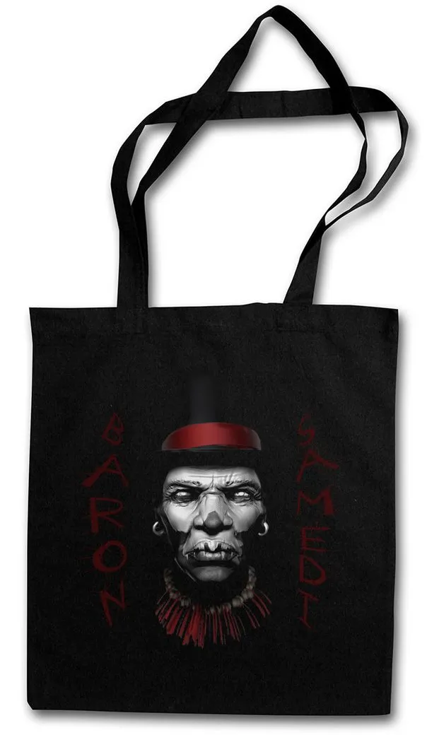Urban Backwoods Beuteltasche Voodoo Baron II Stofftasche Haitian Haiti Vodou Loa Spirit Of Death (1-tlg), Samedi Card Papa Tarot