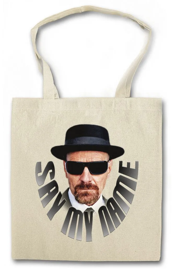 Urban Backwoods Beuteltasche Walt Say My Name Stofftasche Walter Breaking White Ehrmantraut Bad (1-tlg), Crystal Pinkman Let's The