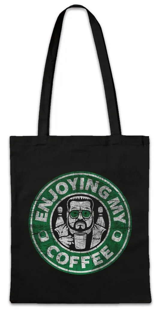 Urban Backwoods Beuteltasche Walter Sobchak Coffee Stofftasche The Fun Big Walter Lebowski Guy (1-tlg), Donaly The Dude Bowling