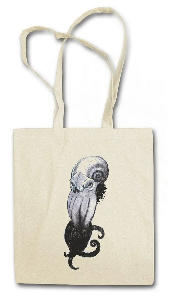 Urban Backwoods Beuteltasche Wannabe Cthulhu Stofftasche Call Monster Horror Arkham H. P. Lovecraft (1-tlg), Miskatonic R´LYEH University Antarctic