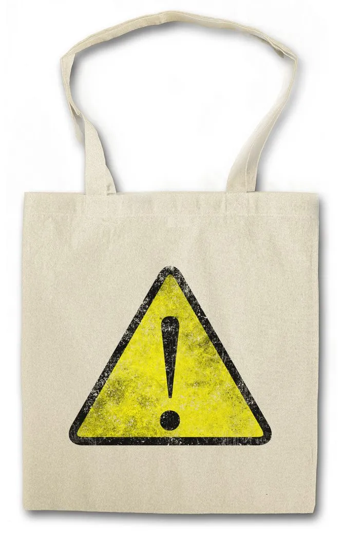 Urban Backwoods Beuteltasche Warning Sign I Stofftasche Symbol Logo Insignia USA Zeichen Caution (1-tlg), Danger Biohazard Restricted Area