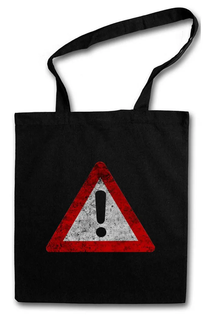 Urban Backwoods Beuteltasche Warning Sign II Stofftasche Symbol Logo Insignia USA Zeichen Caution (1-tlg), Danger Biohazard Restricted Area