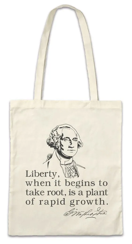 Urban Backwoods Beuteltasche Washington Liberty Stofftasche George Washington USA President (1-tlg), Präsident United States US