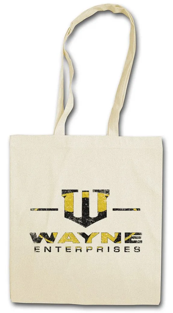 Urban Backwoods Beuteltasche Wayne Enterprises Logo Stofftasche Symbol Bale Batman Sign Bruce (1-tlg), Gotham Bat Cave Firma