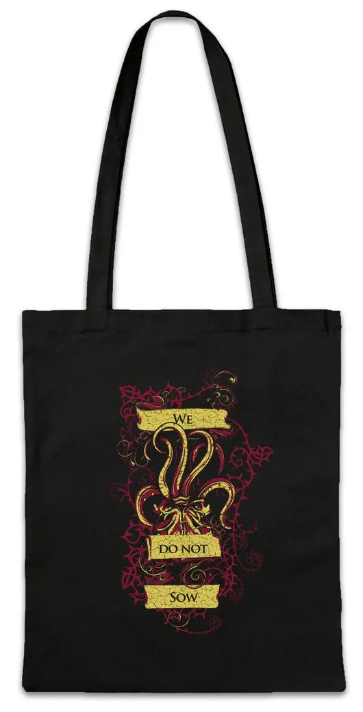 Urban Backwoods Beuteltasche We Do Not Sow Stofftasche Game Of Stark Symbol Thrones Is Coming House (1-tlg), Haus Yara Theon Euron