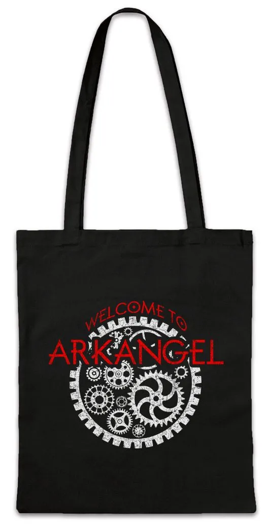 Urban Backwoods Beuteltasche Welcome To Arkangel Stofftasche Mortal City Stadt Engines Predator (1-tlg), Cities Steampunk Tom Natsworthy