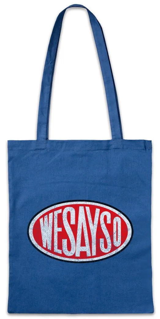Urban Backwoods Beuteltasche WeSaySo Stofftasche Die Dinosaurs Dinosaur Series Company Logo Sign (1-tlg), Symbol Dinos We Say