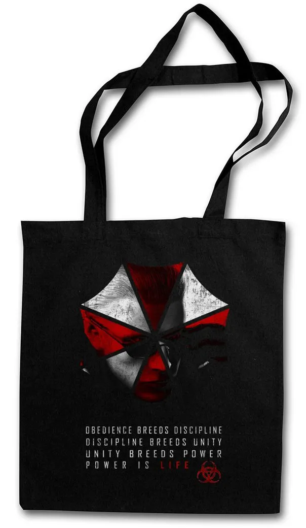 Urban Backwoods Beuteltasche Wesker Umbrella Stofftasche Resident Corporation Corp Evil Logo Dead (1-tlg), Zombie Game Kult Nemesis