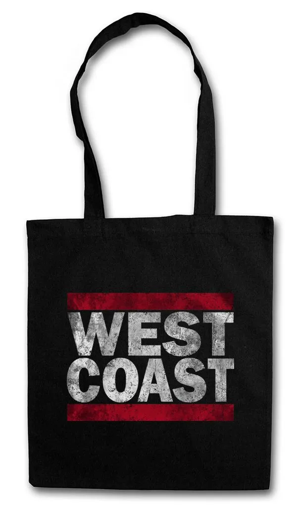Urban Backwoods Beuteltasche West Coast Stofftasche Westide Run Rap Hip Hop Gang DMC Westküste USA (1-tlg), California LA Kalifornien Gangster