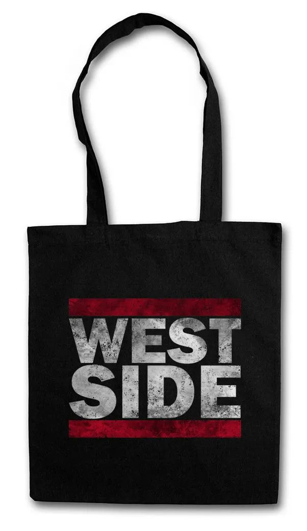 Urban Backwoods Beuteltasche West Side Stofftasche Run Fun Westside West Coast Westküste Gangster (1-tlg), Ghetto Hip Hop