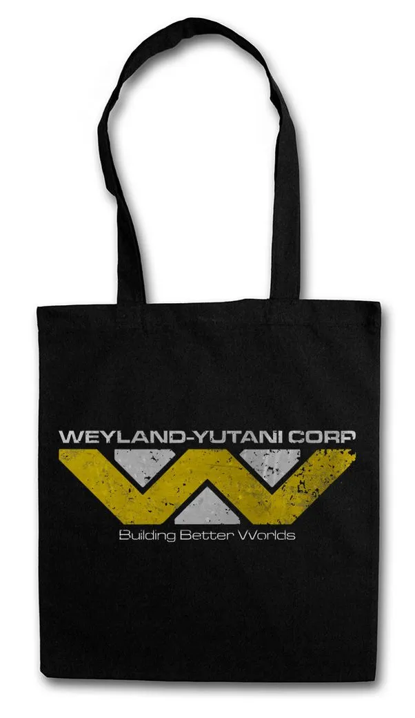 Urban Backwoods Beuteltasche Weyland Yutani Corp Stofftasche Prometheus USCSS Nostromo AlienLogo (1-tlg), Corperation Saga Aliens