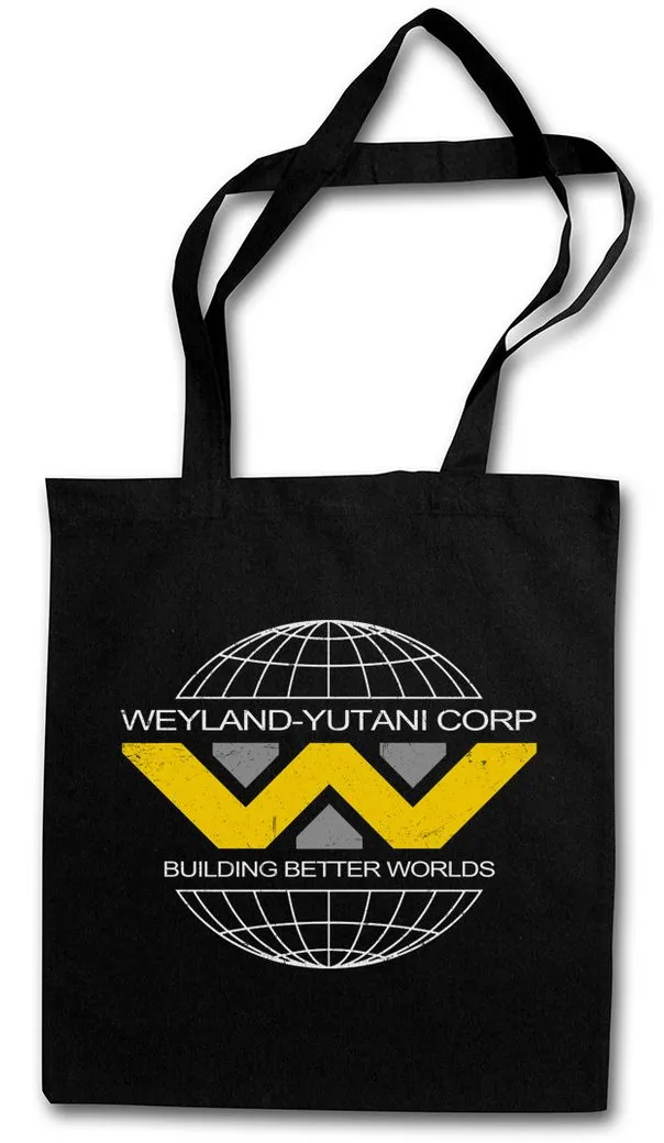Urban Backwoods Beuteltasche Weyland Yutani II Stofftasche Corp Corporatin Alien Ripley Horror Kult (1-tlg), Prometheus Nostrome Romulus Aliens