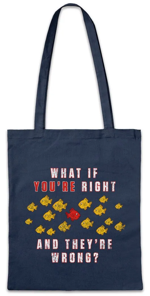 Urban Backwoods Beuteltasche What If You're Right And They're Wrong Stofftasche Movie Fargo Shirt (1-tlg), Coen Tv Movie Fargo