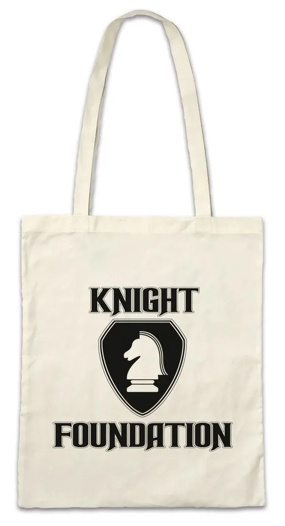 Urban Backwoods Beuteltasche White Knight Foundation Logo Stofftasche TV Rider Serie Hasselhoff (1-tlg), Serie Michael K.I.T.T. Industries
