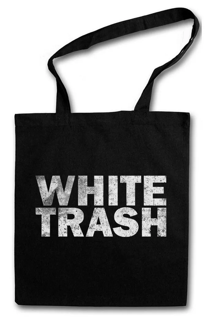 Urban Backwoods Beuteltasche White Trash Stofftasche Hillbilly Redneck Outlaw Südstaaten USA Scum (1-tlg), Amerika Whitetrash Trailer Park