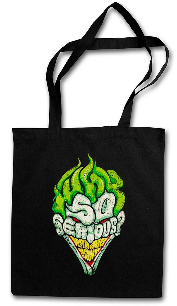 Urban Backwoods Beuteltasche Why So Serious Stofftasche Gotham TV City Dark Wayne Knight Joker (1-tlg), Enterprises Bruce Rises Ledger