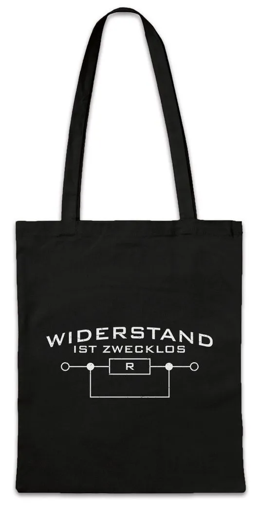 Urban Backwoods Beuteltasche Widerstand Stofftasche Elektriker Elektroniker Meister Geselle Beruf (1-tlg), Beruf Elektrizität Beruf Fun