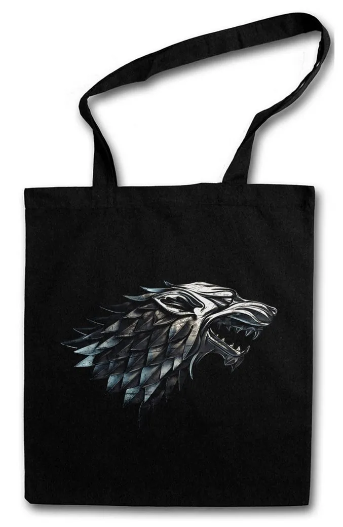 Urban Backwoods Beuteltasche Winter Wolf Stofftasche House Stark Targaryen Game Of Lannister Series (1-tlg), Larp Thrones House